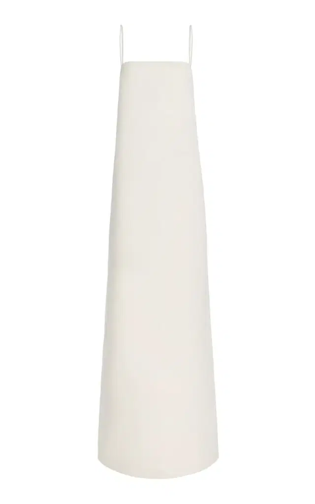 Annika Column Maxi Dress - White