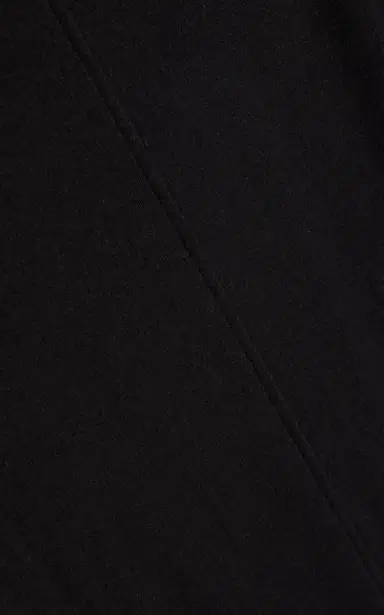 Calvin Klein Collection Alysse Drawstring Cotton-Blend Maxi Skirt - Black | Thumbnail 3