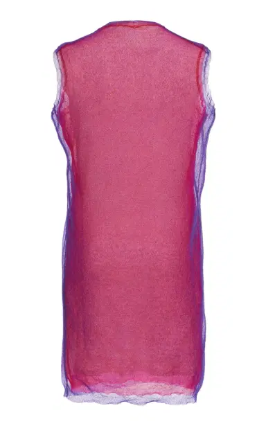 Jil Sander Double-Layered Sheer Mini Dress | Thumbnail 4