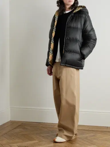 Burberry Quilted Shell Hooded Down Jacket - Men | Thumbnail 2