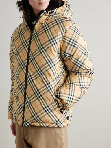 Burberry Quilted Shell Hooded Down Jacket - Men | Thumbnail 6