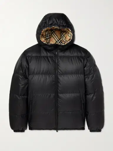 Burberry Quilted Shell Hooded Down Jacket - Men | Thumbnail 7