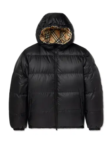 Burberry Quilted Shell Hooded Down Jacket - Men | Thumbnail 1