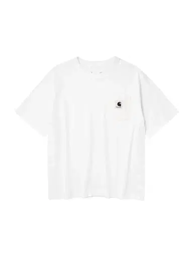 Sacai Logo-Appliquéd Canvas-Trimmed Cotton-Jersey T-Shirt - Men | Thumbnail 1
