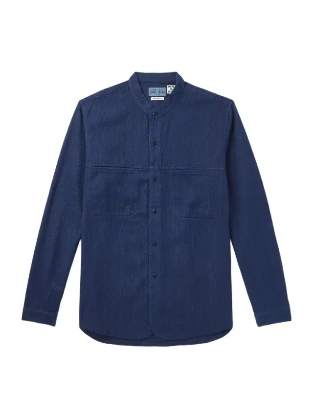 Grandad-Collar Textured-Cotton Shirt - Men