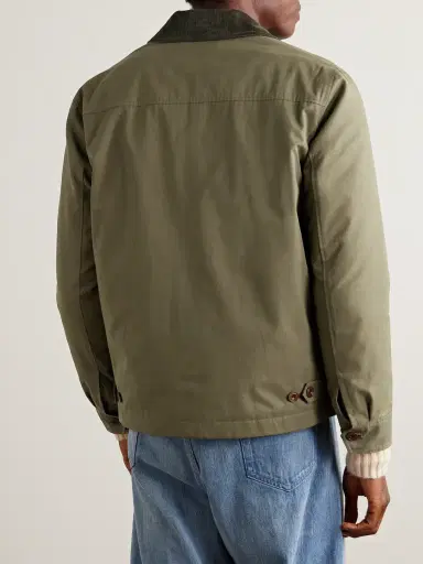 Hartford Daren Cotton-Corduroy Trimmed Canvas Jacket - Men | Thumbnail 3