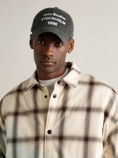 Acne Studios Logo-Embroidered Cotton-Twill Baseball Cap - Men | Thumbnail 2 Acne Studios Logo-Embroidered Cotton-Twill Baseball Cap - Men | Thumbnail 2