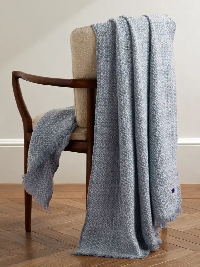 God’s True Cashmere Heritage Embellished Cashmere Throw - Men