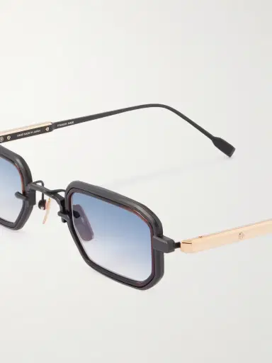 Sato Deneb-T Square-Frame Titanium, Tortoiseshell Acetate and Gold-Tone Sunglasses - Men | Thumbnail 3 Sato Deneb-T Square-Frame Titanium, Tortoiseshell Acetate and Gold-Tone Sunglasses - Men | Thumbnail 3