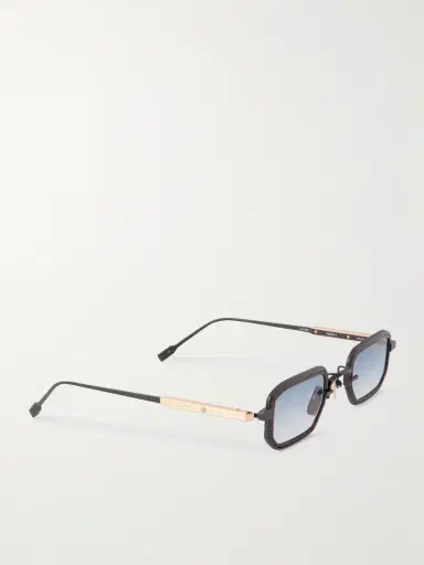 Sato Deneb-T Square-Frame Titanium, Tortoiseshell Acetate and Gold-Tone Sunglasses - Men | Thumbnail 4 Sato Deneb-T Square-Frame Titanium, Tortoiseshell Acetate and Gold-Tone Sunglasses - Men | Thumbnail 4