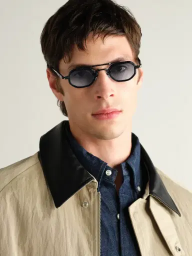 Sato Avior-T Oval-Frame Metal Sunglasses - Men | Thumbnail 2