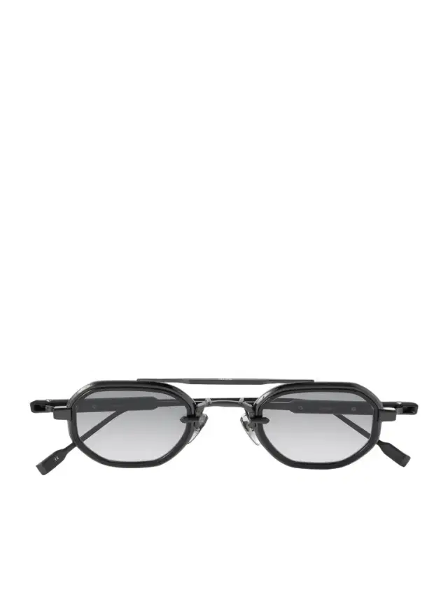 Sato Avior-T Oval-Frame Metal Sunglasses - Men