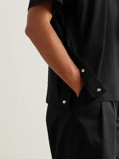 Sacai Carhartt WIP Logo-Appliquéd Canvas-Trimmed Cotton-Jersey T-Shirt - Men | Thumbnail 5
