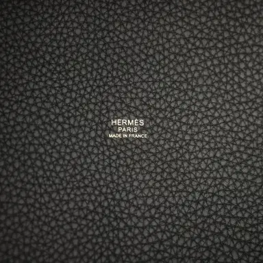 HERMÈS Hermes Picotin Lock 22 Black Clemence Gold Hardware | Thumbnail 8 HERMÈS Hermes Picotin Lock 22 Black Clemence Gold Hardware | Thumbnail 8