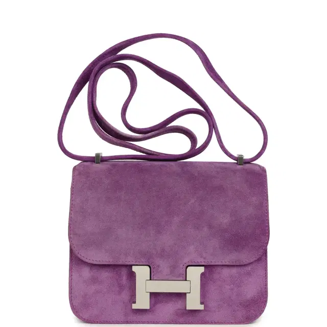 HERMÈS Pre-owned Hermes Constance 18 Violet Doblis Palladium Hardware