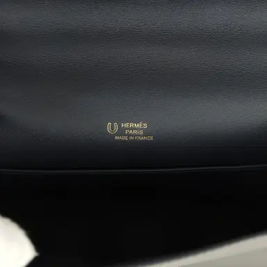 HERMÈS Pre-owned Hermes Special Order (HSS) Kelly Pochette Gris Meyer and Caban Swift Permabrass Hardware | Thumbnail 7