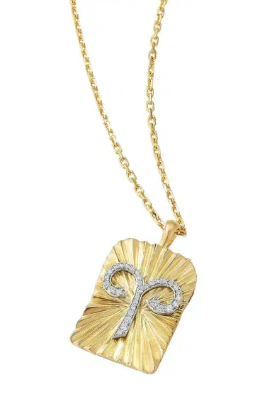 DAVID WEBB Diamond Aries Pendant Necklace | Thumbnail 3 DAVID WEBB Diamond Aries Pendant Necklace | Thumbnail 3