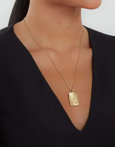 DAVID WEBB Diamond Capricorn Zodiac Pendant Necklace | Thumbnail 2 DAVID WEBB Diamond Capricorn Zodiac Pendant Necklace | Thumbnail 2