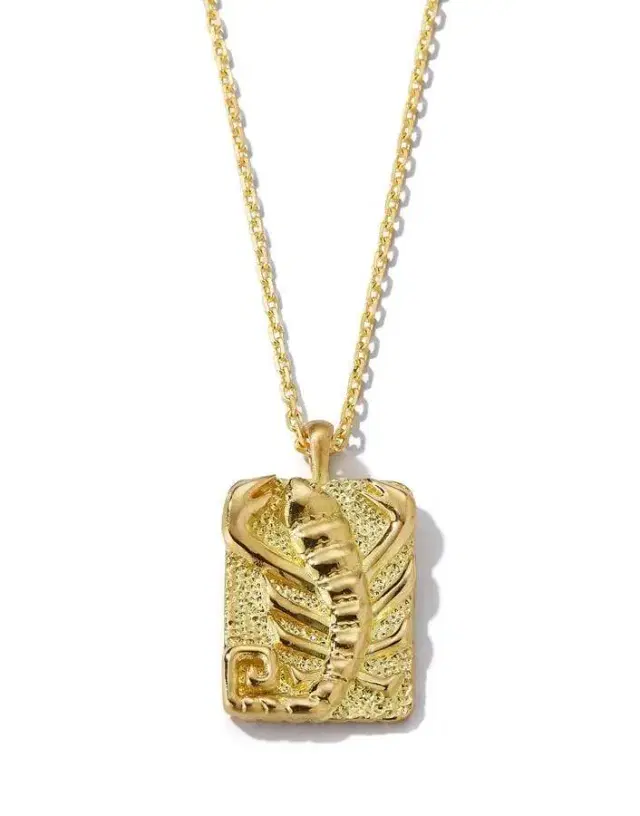 DAVID WEBB Diamond Scorpio Zodiac Pendant Necklace
