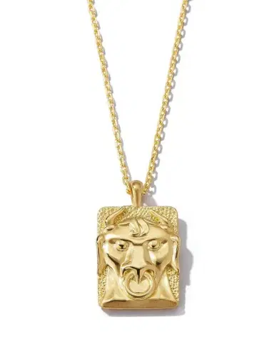 DAVID WEBB Diamond Taurus Zodiac Pendant Necklace | Thumbnail 3 DAVID WEBB Diamond Taurus Zodiac Pendant Necklace | Thumbnail 3