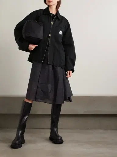 Sacai + Carhartt Wip Duck Oversized Corduroy-trimmed Appliquéd Cotton-canvas Jacket | Thumbnail 2 Sacai + Carhartt Wip Duck Oversized Corduroy-trimmed Appliquéd Cotton-canvas Jacket | Thumbnail 2