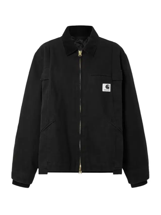 + Carhartt Wip Duck Oversized Corduroy-trimmed Appliquéd Cotton-canvas Jacket