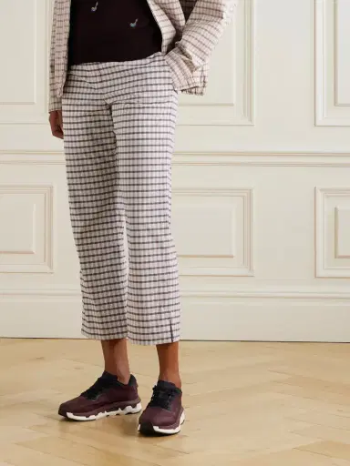 Tory Sport Checked Canvas Straight-leg Golf Pants | Thumbnail 3