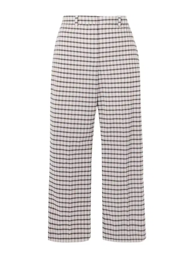 Checked Canvas Straight-leg Golf Pants