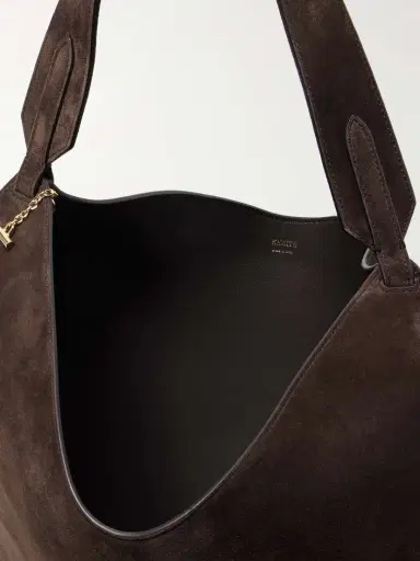 Khaite Lotus Small Suede Tote | Thumbnail 5 Khaite Lotus Small Suede Tote | Thumbnail 5
