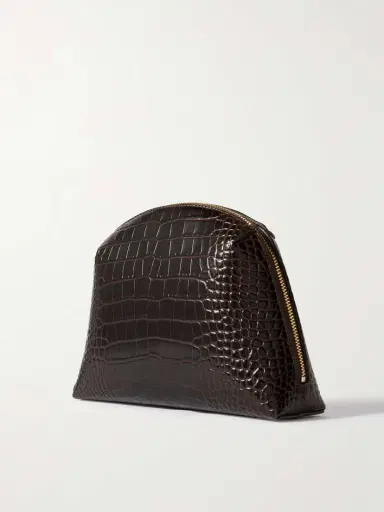 TOTEME Croc-effect Leather Clutch | Thumbnail 3