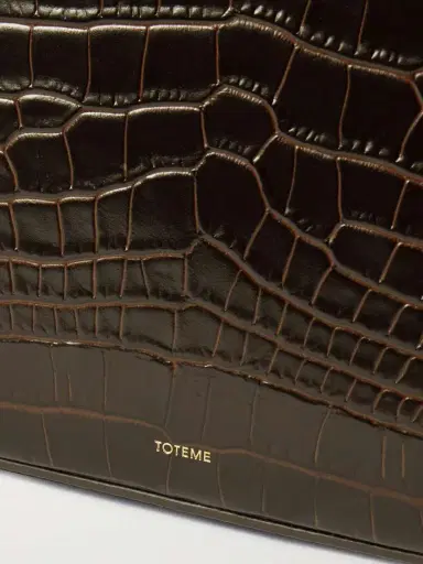 TOTEME Croc-effect Leather Clutch | Thumbnail 4
