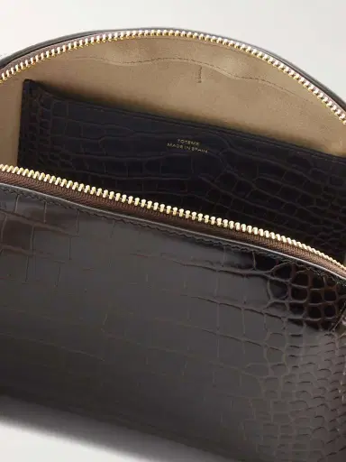 TOTEME Croc-effect Leather Clutch | Thumbnail 5