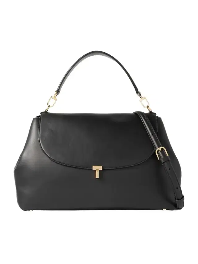 T-lock Large Leather Shoulder Bag