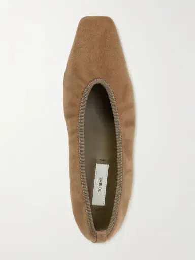 TOTEME Minimalist Suede Ballet Flats | Thumbnail 5 TOTEME Minimalist Suede Ballet Flats | Thumbnail 5