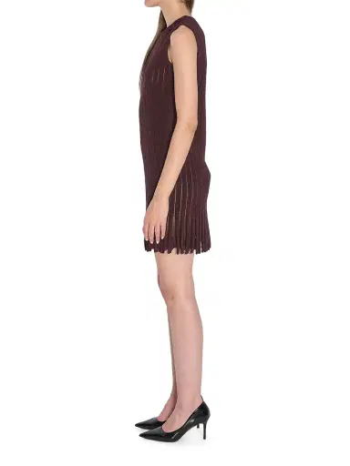 Alaïa Knit Striped Dress | Thumbnail 4 Alaïa Knit Striped Dress | Thumbnail 4