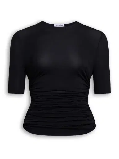 Alaïa Soft Jersey T-Shirt | Thumbnail 1 Alaïa Soft Jersey T-Shirt | Thumbnail 1