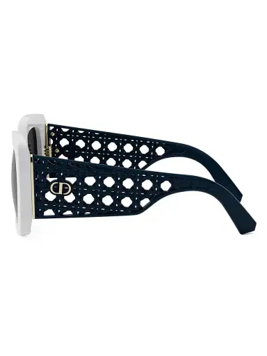 Dior Women's Very S1I 54MM Square Sunglasses - White Smoke | Thumbnail 3