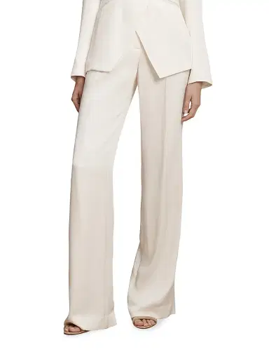 Veronica Beard Women's Robinne Pleated Pants - Dove | Thumbnail 4