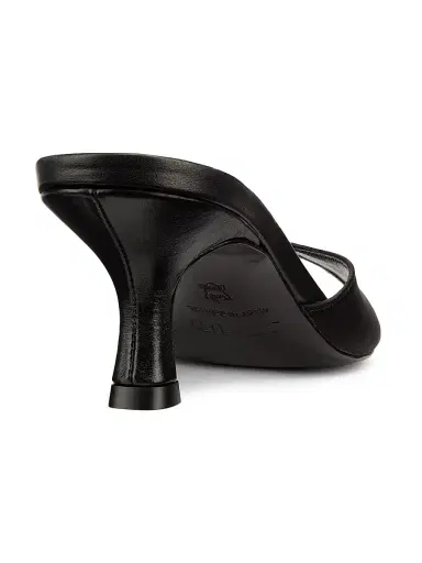 Staud Women's Bridgette Satin 55MM Mules - Black - Size 6 | Thumbnail 3 Staud Women's Bridgette Satin 55MM Mules - Black - Size 6 | Thumbnail 3