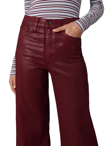 Joe's Jeans Women's The Mia Coated Wide-Leg Ankle Crop Jeans | Thumbnail 5 Joe's Jeans Women's The Mia Coated Wide-Leg Ankle Crop Jeans | Thumbnail 5