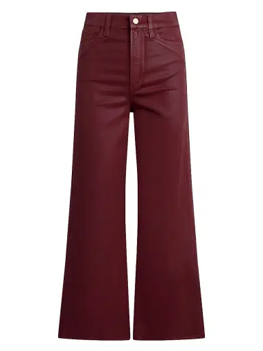 Joe's Jeans Women's The Mia Coated Wide-Leg Ankle Crop Jeans | Thumbnail 1 Joe's Jeans Women's The Mia Coated Wide-Leg Ankle Crop Jeans | Thumbnail 1