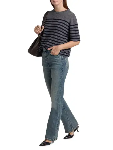 rag & bone Women's Peyton High-Rise Bootcut Jeans - Caswell | Thumbnail 2