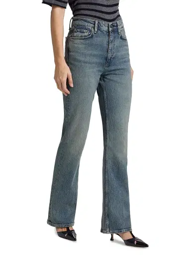 rag & bone Women's Peyton High-Rise Bootcut Jeans - Caswell | Thumbnail 4