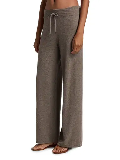 Lisa Yang Women's Sofi Cashmere Trousers - Truffle - Size Medium | Thumbnail 4