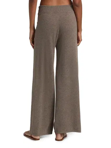 Lisa Yang Women's Sofi Cashmere Trousers - Truffle - Size Medium | Thumbnail 5