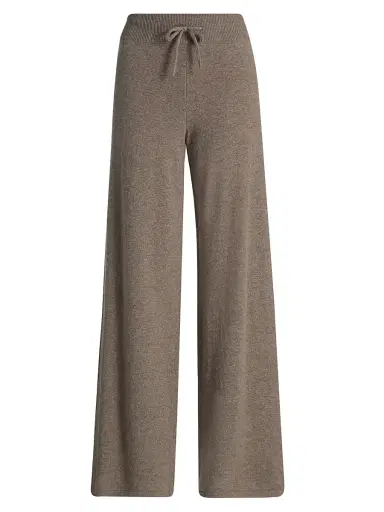 Lisa Yang Women's Sofi Cashmere Trousers - Truffle - Size Medium | Thumbnail 1