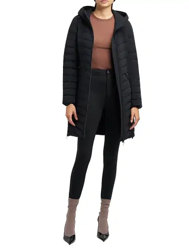 Moose Knuckles Women's Active Flex Andesite Down Parka - Black | Thumbnail 2 Moose Knuckles Women's Active Flex Andesite Down Parka - Black | Thumbnail 2