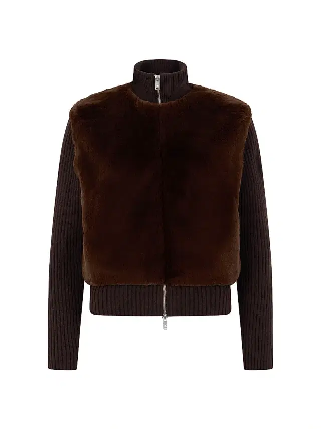 Moose Knuckles Women's Dua Bunny Wool-Cashmere Zip Cardigan - Espresso