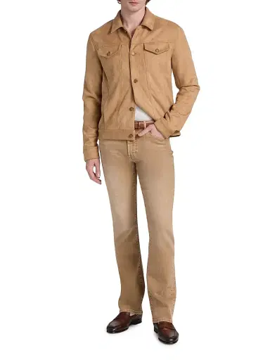 MONFRÈRE Men's Clint Bootcut Jeans - Khaki | Thumbnail 2 MONFRÈRE Men's Clint Bootcut Jeans - Khaki | Thumbnail 2
