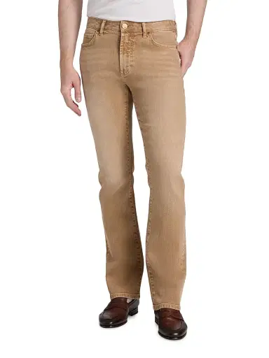 MONFRÈRE Men's Clint Bootcut Jeans - Khaki | Thumbnail 3 MONFRÈRE Men's Clint Bootcut Jeans - Khaki | Thumbnail 3